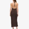 Crochet Halter Maxi Dress