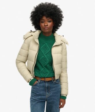 Crop Hooded Fuji Jacket