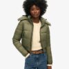 Crop Hooded Fuji Jacket