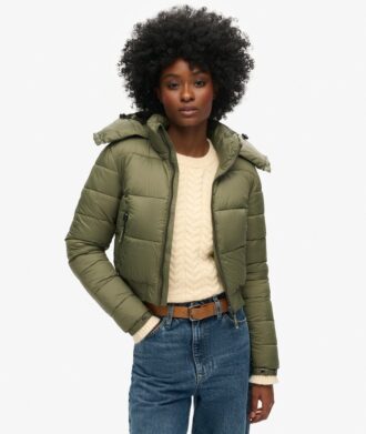 Crop Hooded Fuji Jacket