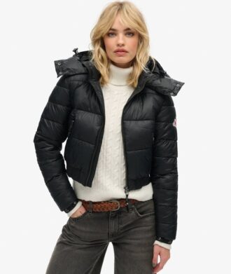 Crop Hooded Fuji Jacket