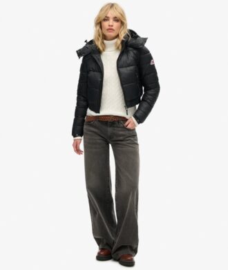Crop Hooded Fuji Jacket