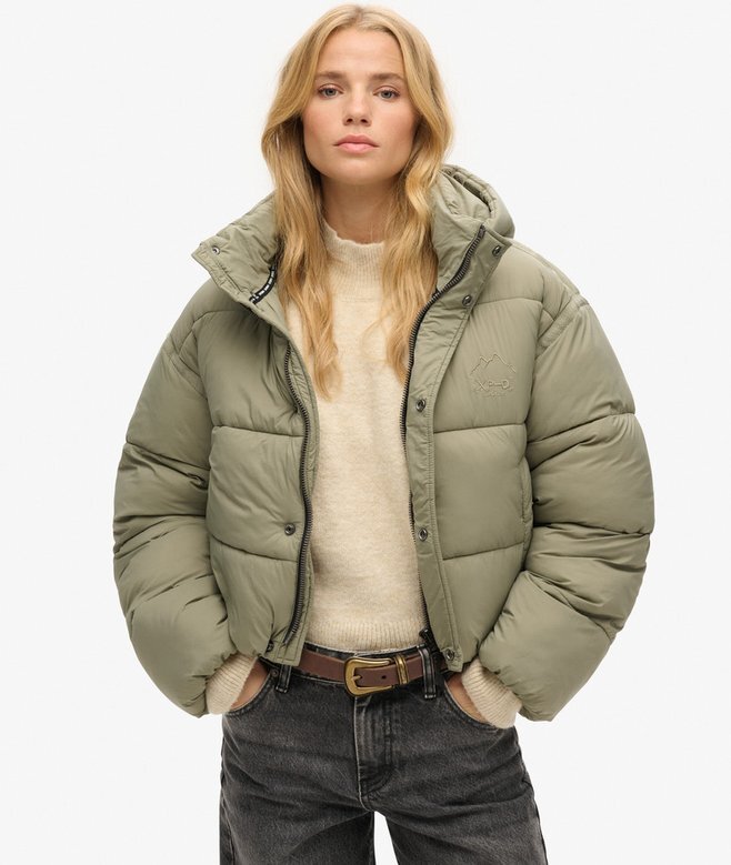 Cropped Cocoon Puffer Jacket Cropped Cocoon Puffer Jacket