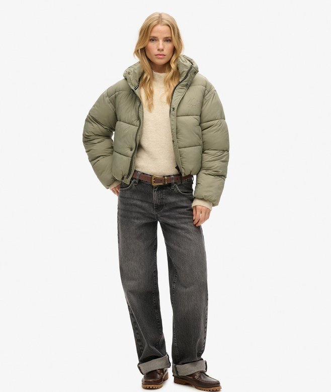 Cropped Cocoon Puffer Jacket Cropped Cocoon Puffer Jacket