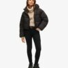 Cropped Cocoon Puffer Jacket