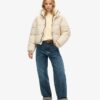 Cropped Cocoon Puffer Jacket