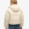 Cropped Cocoon Puffer Jacket