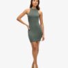 Cross Back Mini Bodycon Dress