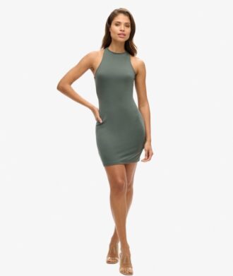 Cross Back Mini Bodycon Dress