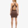 Cross Back Mini Bodycon Dress