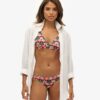 Cross Back Triangle Bikini Top
