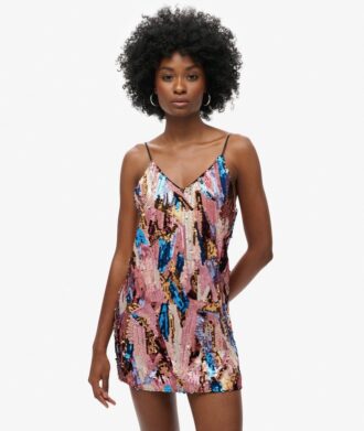 Deco Sequin Mini Dress
