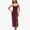 Diamonte Velvet Maxi Dress