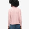 Drop Shoulder Cable Roll Neck Jumper