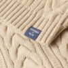 Drop Shoulder Cable Roll Neck Jumper