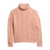 Drop Shoulder Cable Roll Neck Jumper