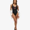 Elastic Scoop Back Swimsuit