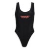 Elastic Scoop Back Swimsuit