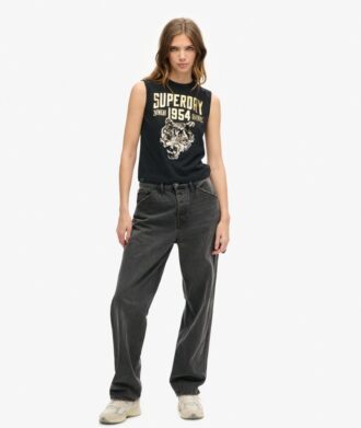 Embellished Archive Fitted Tank Top