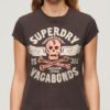 Embellished Poster Cap Sleeve T-Shirt