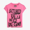 Embellished Punk Cap Sleeve T-Shirt
