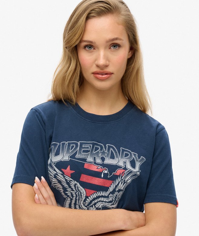 Embellished Varsity Relaxed T-Shirt Embellished Varsity Relaxed T-Shirt
