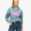Embellished Vintage Logo Graphic Hoodie