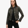 Embellished Workwear Crop Jacket