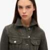Embellished Workwear Crop Jacket