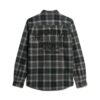 Embroidered Check Overshirt