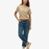 Embroidered Core Logo Boxy Loose T-Shirt