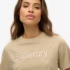 Embroidered Core Logo Boxy Loose T-Shirt