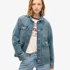 Embroidered Denim Chore Jacket