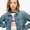 Embroidered Denim Chore Jacket