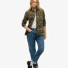 Embroidered Military Field Jacket