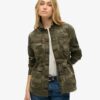 Embroidered Military Field Jacket
