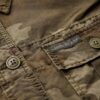 Embroidered Military Field Jacket