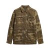 Embroidered Military Field Jacket