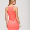 Embroidered Rib Racer Dress