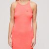 Embroidered Rib Racer Dress