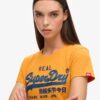 Embroidered Vintage Logo Fitted T-Shirt