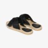 Espadrille Cross Strap Sliders