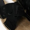 Espadrille Cross Strap Sliders