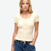 Essential Button Down Short Sleeve Top