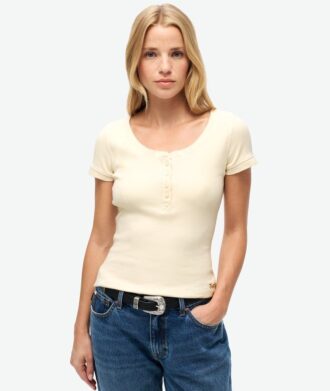 Essential Button Down Short Sleeve Top
