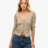 Essential Button Through Long Sleeve Top