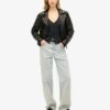 Essential Button Through Long Sleeve Top