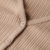 Essential Button Through Long Sleeve Top