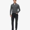 Essential Embroidered Knit Half Zip Jumper