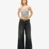 Essential Lace Trim Cropped Cami Top